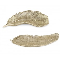 Piuma oro decorativa