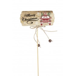 Bastoncino con targa e auto...