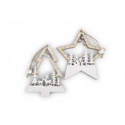 Paesaggi su albero o stella...