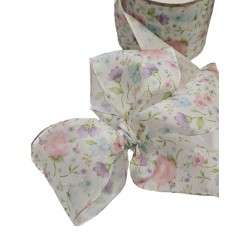 Nastro Fiori rosa e lilla...