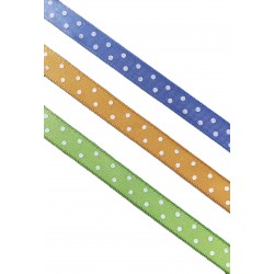 Nastro Raso a Pois H10mm - 20m
