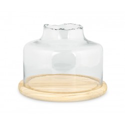 Vassoio in legno con vaso...