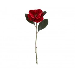 Ramo magnolia di velluto rossa