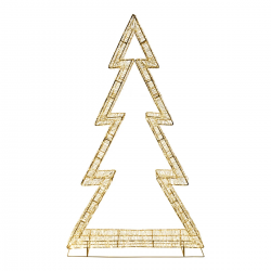 Albero di Natale metal con LED
