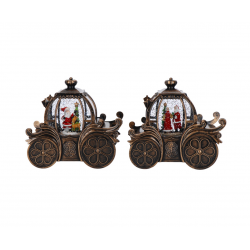 Carrozza zucca Babbo Natale