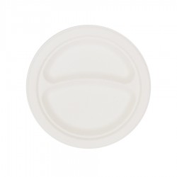 Piatto 2 scomparti in polpa...