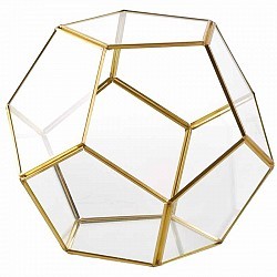 Teca in vetro a pentagoni