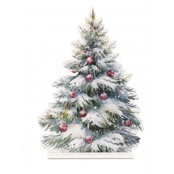 Albero di Natale innevato...