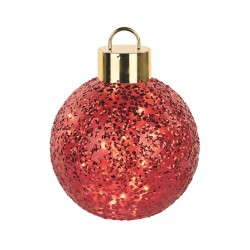 Pallina di Natale rossa con...