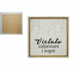 Quadro vietato calpestare i...