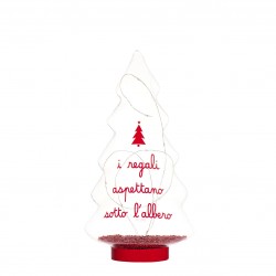 Albero in vetro con Led i...