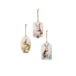 Tag di Pasqua in metallo -...