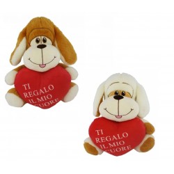 Cane di peluche con scritta...