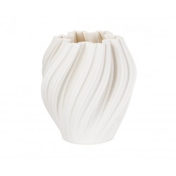 Vaso plissè tulipano bianco