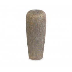 Vaso poliresina antracite oro