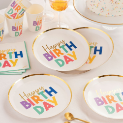 Set da tavola Happy Birthday
