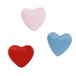 Cuore adesivo colorato - 12pz