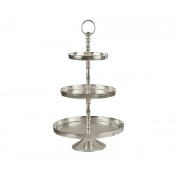 Alzata a tre piani in metallo