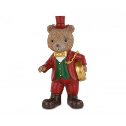 Statuetta orsetto con orologio