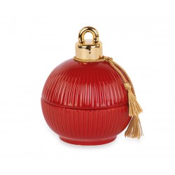 Pallina plisse con candela...