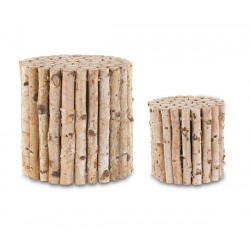 Set di 2 alzate con tronchi...