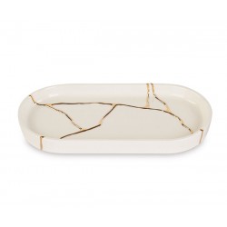 Vassoio ovale kintsugi