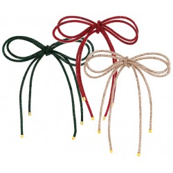 Fiocco doppio con strass