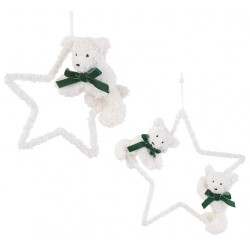 Orsetto su stella da appendere