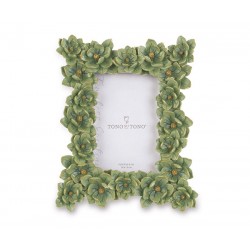 Cornice portafoto con fiori...