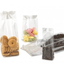 Sacchetto trasparente fondo...