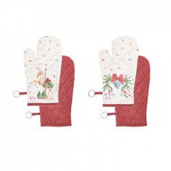 Guanto da cucina natalizio