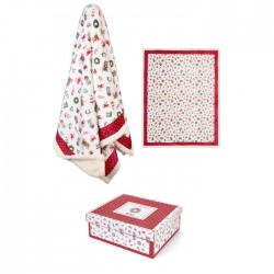 Plaid con decorazioni...