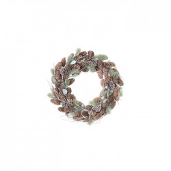 Corona di pino e pigne