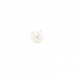 Palla in metallo bianco con...