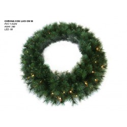 Corona con luci