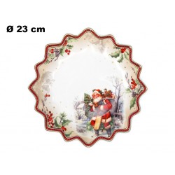 Piatto poligonale Babbo...