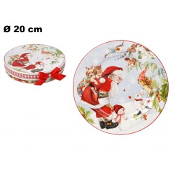 Piatto Babbo Natale vintage...