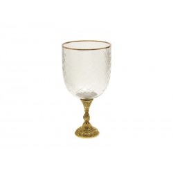 Coppa in vetro con finiture...