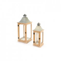 Lanterne in legno con tetto...