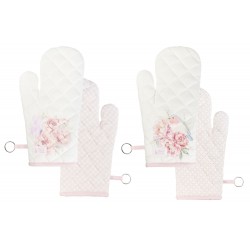 Guanto da cucina fiorirà