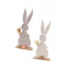 Coniglio in feltro con base...
