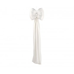 Fiocco in raso con code lunghe