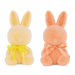 Coniglietto floccato h18 cm