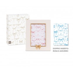 Cornice portafoto con fiocco