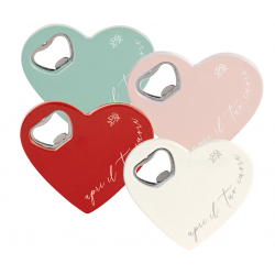 Apribottiglie cuore con...