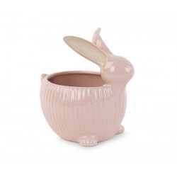 Coniglio rosa contenitore