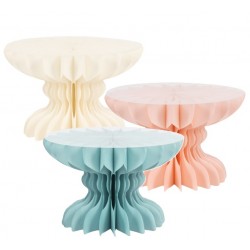 Alzata in carta pieghevole...