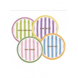 Piatti in carta colorata...