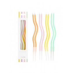 Candele colorate ondulate...