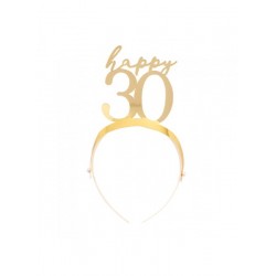 Cerchietto Happy 30 - 4pz